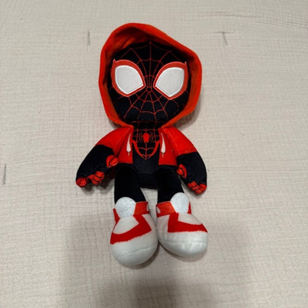 Marvel Spidey and His Amazing Friends Miles Morales/Spin Plush Stuffie, 10"